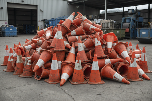 🚧 Reciclaje de conos viales: plástico que sí se puede reutilizar